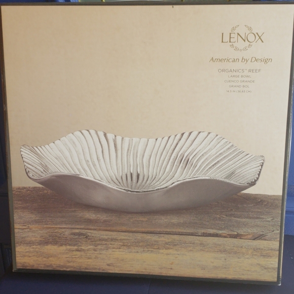 Lenox Organics Reef Metallic Bowl Large